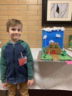 PM Kindergarten Winner of Mario gingerbread house
