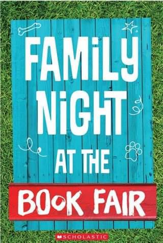Family Night at the book fair flyer 