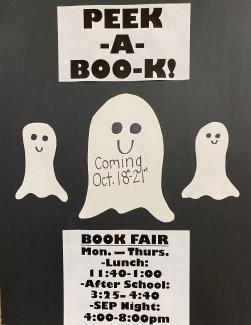 Book Fair Poster with hours